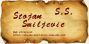 Stojan Smiljević vizit kartica